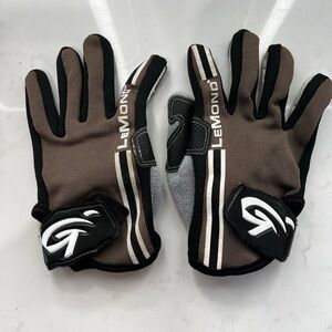 Lemons Gloves - Black and Gray